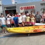 11 липня 2020 року пластуни з Валенсії, Іспанія, вчилися ходити на каяках