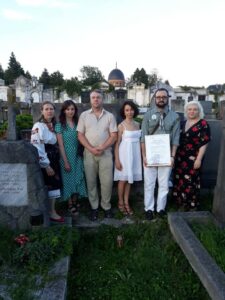 Місце поховання др. Володимира Романа Сас-Залозецького та його дружини Ольги Сас-Залозецької з дому Базилевич