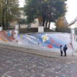 Мурал у Львові з нагоди 130 річниці з дня народження Петра Франка