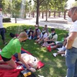 3 липня 2021 осередок Пласту в Іспанії провів навчання з першої медичної допомоги