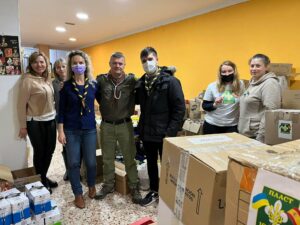 Іспанські скаути з Burjasot допомагають Україні