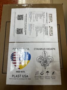 Stanytsya Plast Newark has built and shipped 3,000 Med Kits to Ukraine