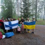 Пластуни Фінляндії взяли участь у великому наметовому таборі Тапіола 2023