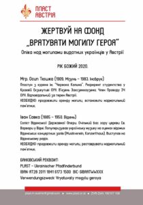 Опіка над могилами видатних українців у Австрії