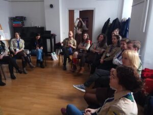 Перша зустріч представників пластових осередків Европи
