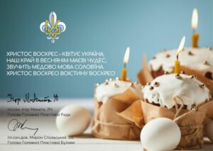 Вітання на Великдень 2022 року