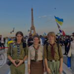24 серпня пластуни Франції взяли участь в заходах до 32-ї річниці Незалежності України