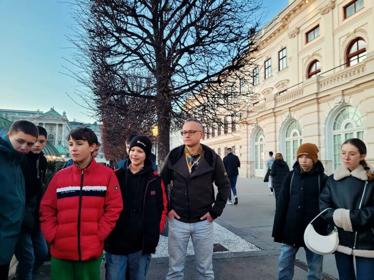 16 лютого 2024 року пластуни Відня та гості провели екскурсію місцями Василя Вишиваного