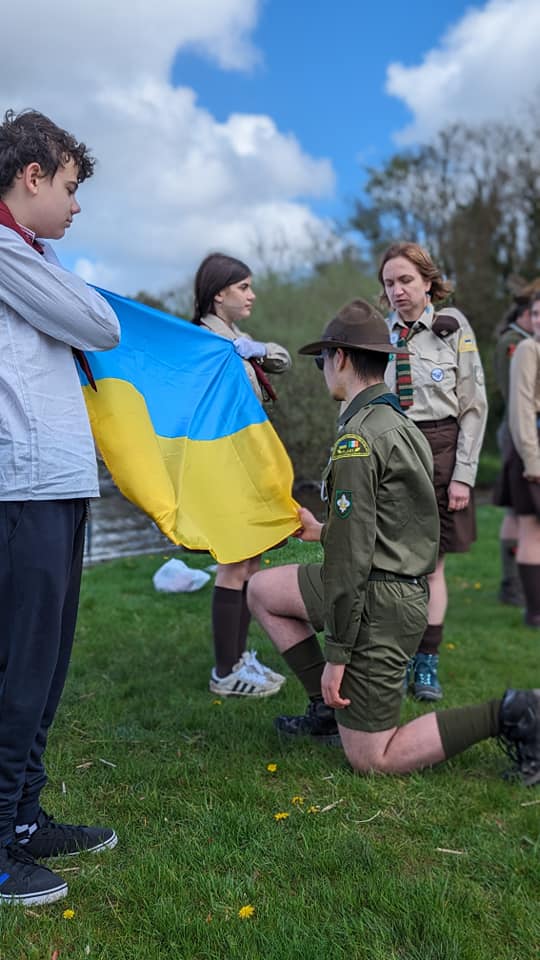 Вперше в історії пластуни відзначили День Пластової Присяги в Ірландії