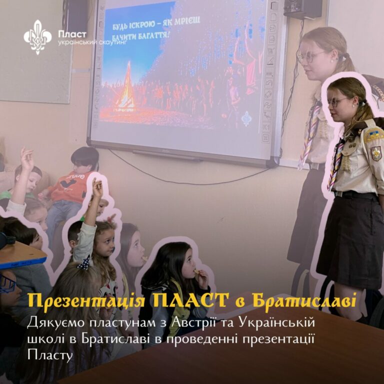 27 квітня 2024 в Братиславі відбулась презентація Пласту
