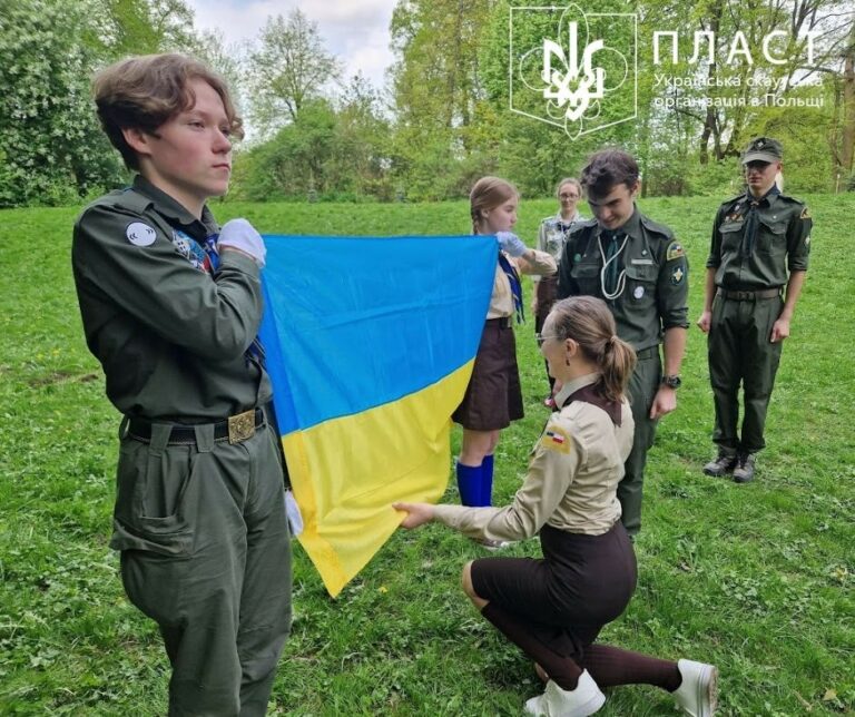 Пластуни Варшави відначили 112-ліття Пласту