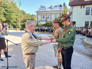 ГПБ відзначила пластунів-сеніорів Богадана Генегу та Любомира Олійника Орденом Св. Юрія в золоті