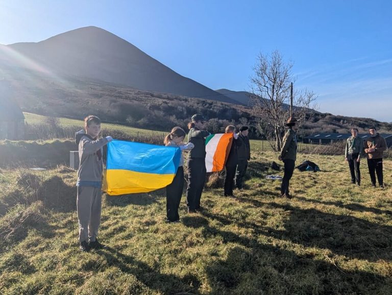 Пластова група в Ірландії повернулися з незабутньої мандрівки