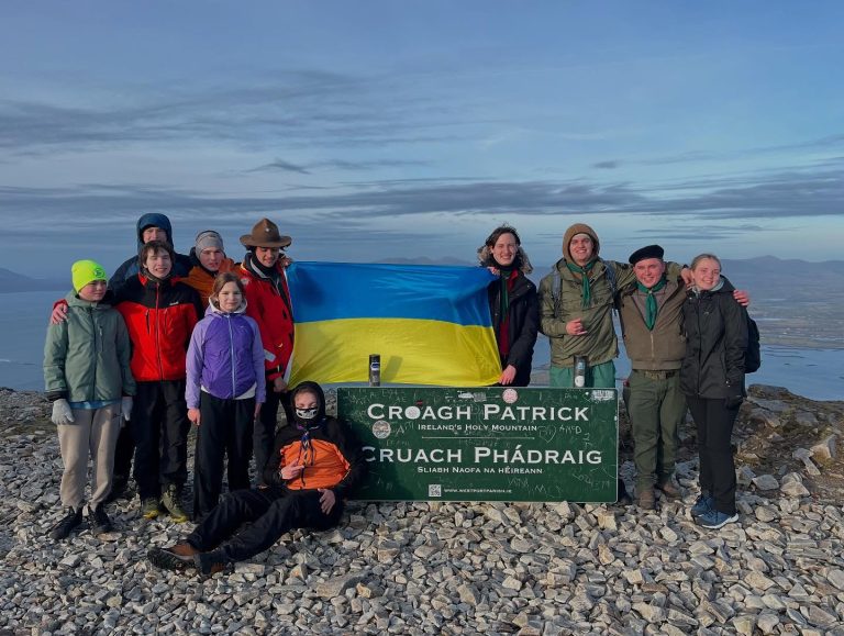 Пластова група в Ірландії повернулися з незабутньої мандрівки