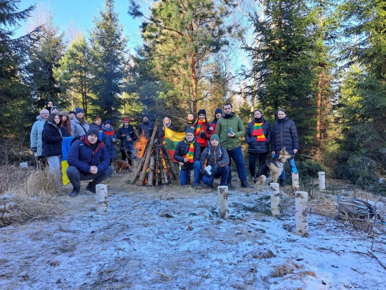 Сходини пластунів до Дня Відновлення Незалежності Литви