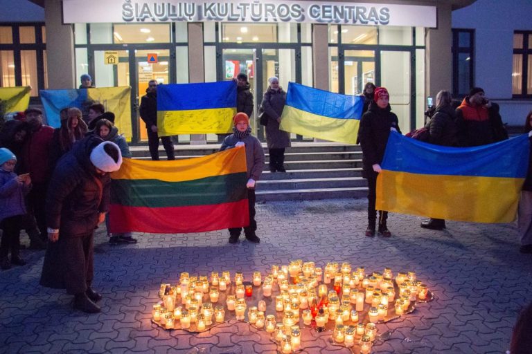 Пластуни Литви взяли участь у вшануванні жертв російсько-української війни