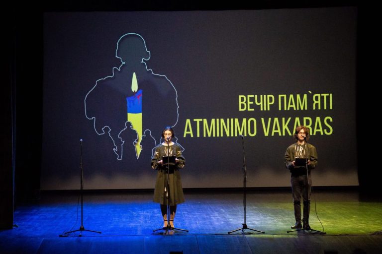 Пластуни Литви взяли участь у вшануванні жертв російсько-української війни