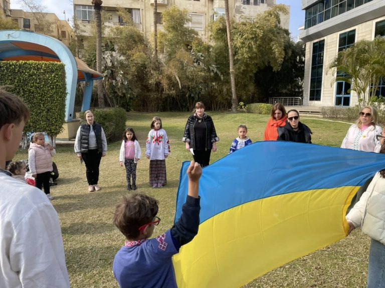 21 лютого 2025 пластуни Єгипту провели Свято Лесі Українки