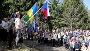 Пластуни Острави взяли участь у сходженні на гору Іванчена