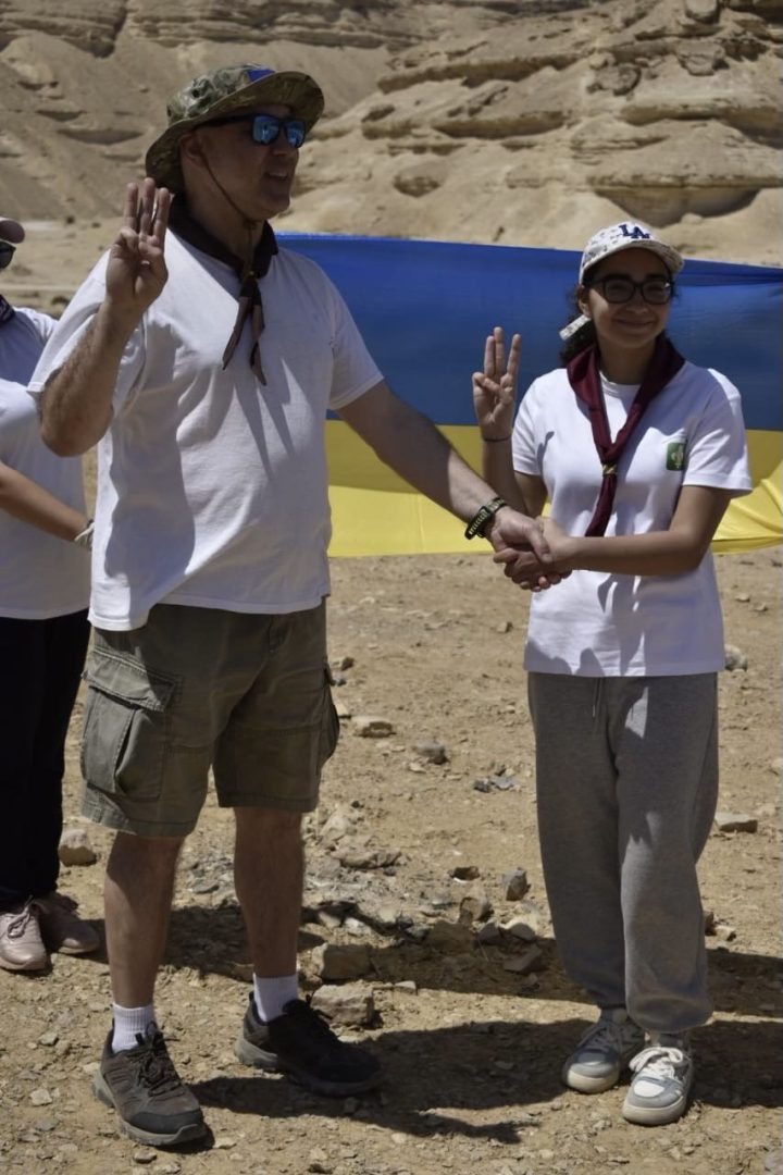 18 квітня 2025 Підготовча Пластова Група в Єгипті провела свою найпершу мандрівку