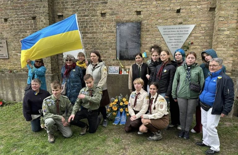 Пластуни взяли участь у відзначенні 80-ої річниці звільнення концентраційного табору в Равенсбрюк