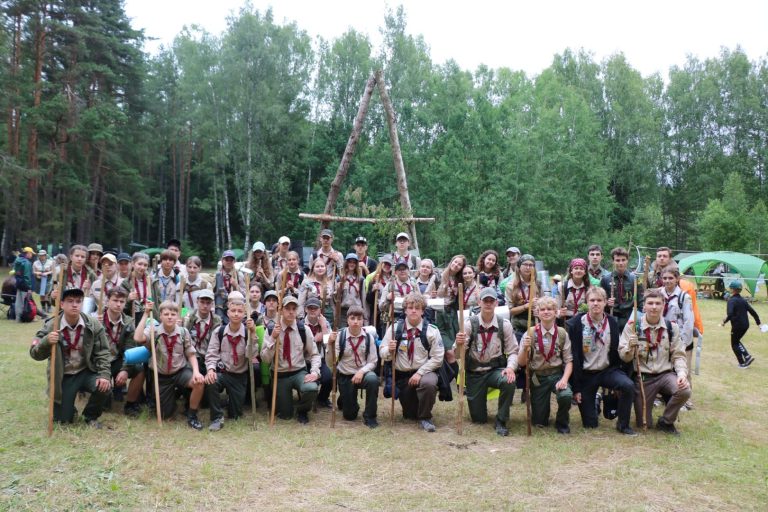 Пластуни Литви взяли участь у скаутському таборі у “Įsiskautinimas”