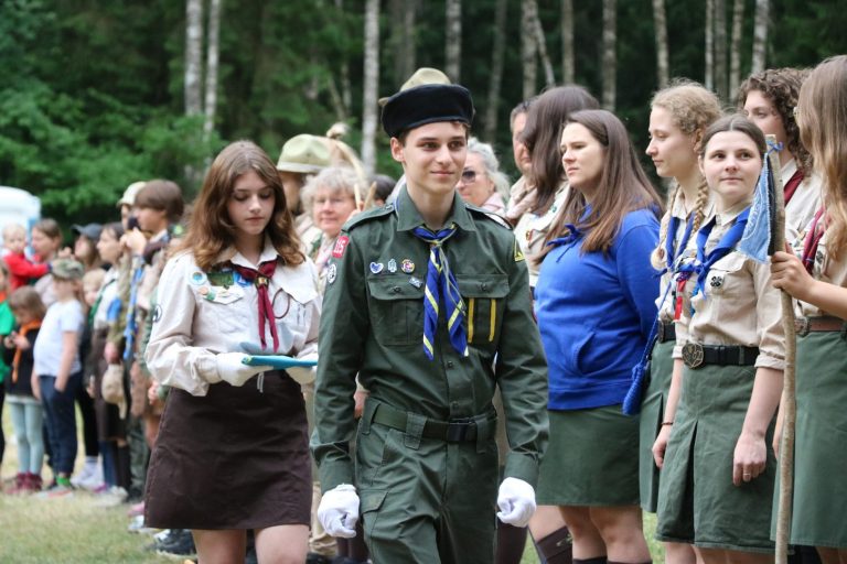 Пластуни Литви взяли участь у скаутському таборі у “Įsiskautinimas”