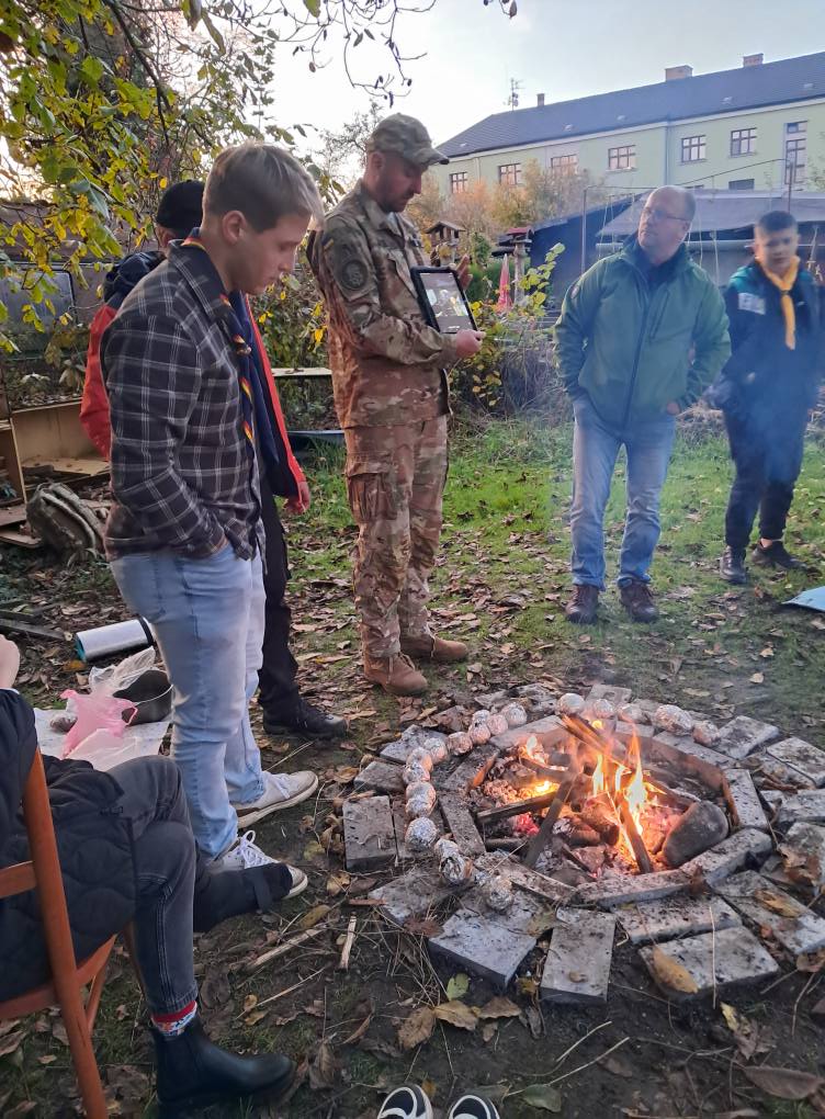 Пластуни Острави відзначили день Захисника