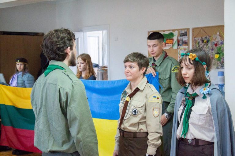 Відкриття Пластового Року осередку в Шяуляй, Литва