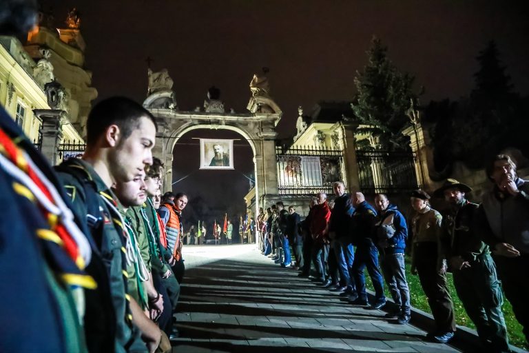 Прощальне слово від ГПБ на похороні пластуна Мирона Спольського