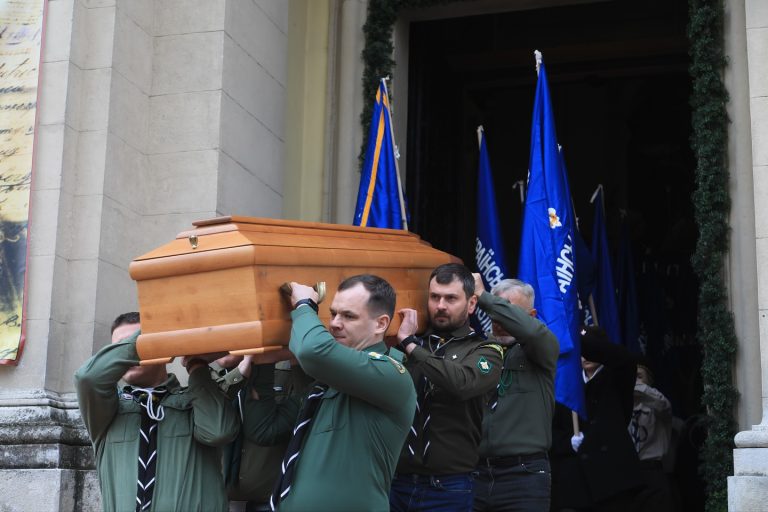 Прощальне слово від ГПБ на похороні пластуна Мирона Спольського