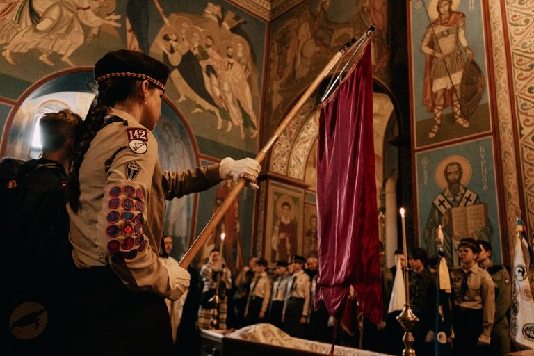 Прощальне слово від ГПБ на похороні пластуна Мирона Спольського