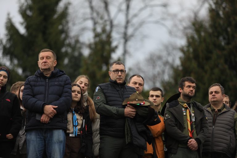 Прощальне слово від ГПБ на похороні пластуна Мирона Спольського