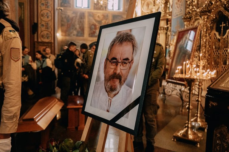 Прощальне слово від ГПБ на похороні пластуна Мирона Спольського