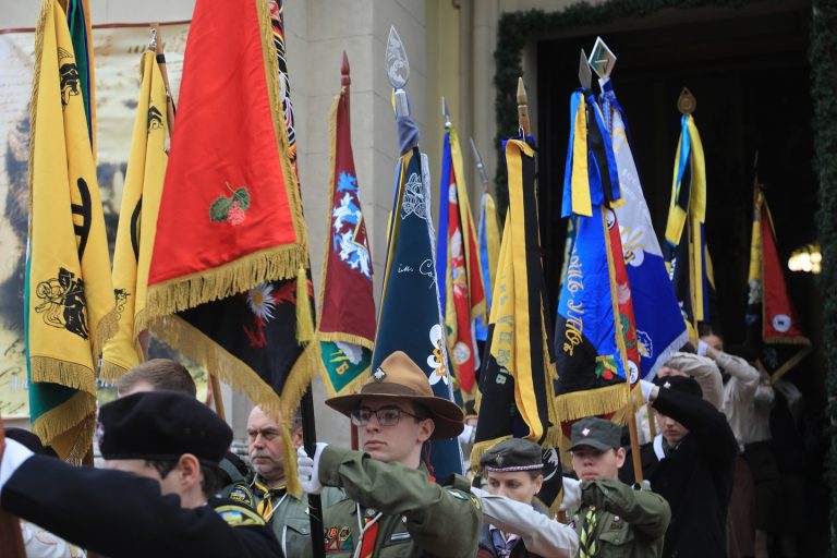 Прощальне слово від ГПБ на похороні пластуна Мирона Спольського
