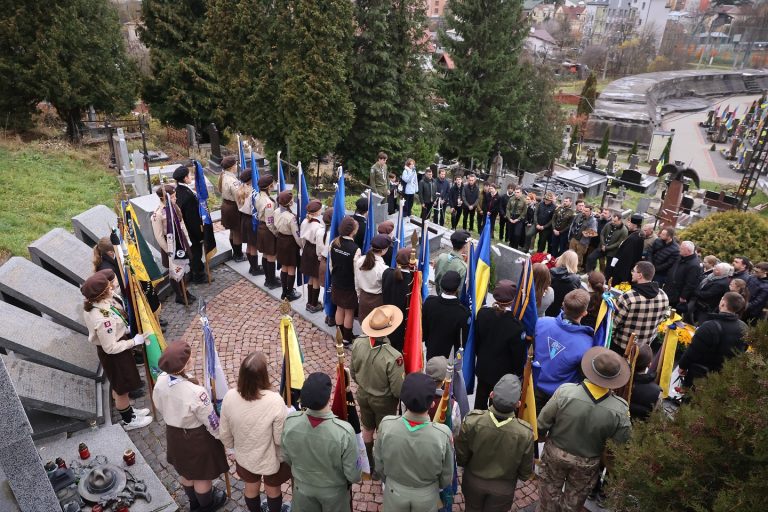 Прощальне слово від ГПБ на похороні пластуна Мирона Спольського