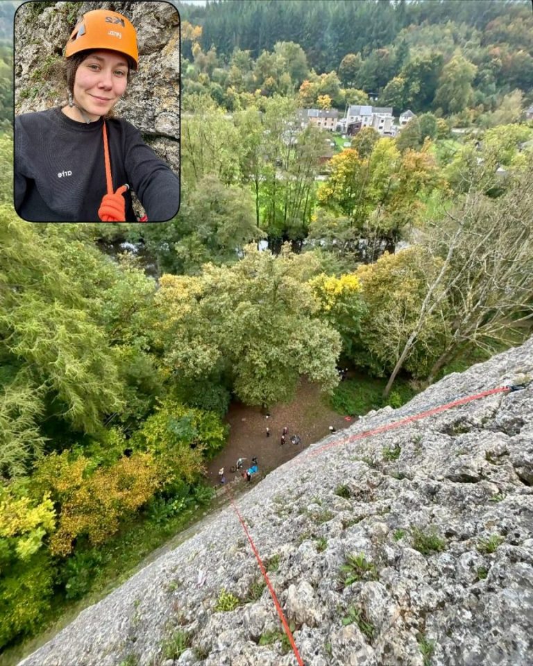 У жовтні відбувся вишкіл зі скелелазіння Пласту Бельгії