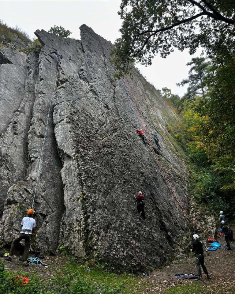 У жовтні відбувся вишкіл зі скелелазіння Пласту Бельгії