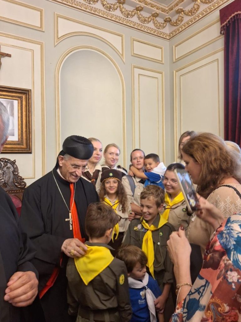 9 листопада 2025 пластуни Лівану взяли участь у Спільній молитві за мир в Україні