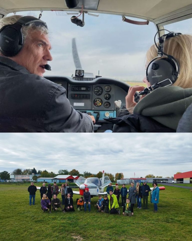 25 жовтня 2025 року пластуни Братислави провели перший авіаційний вишкіл