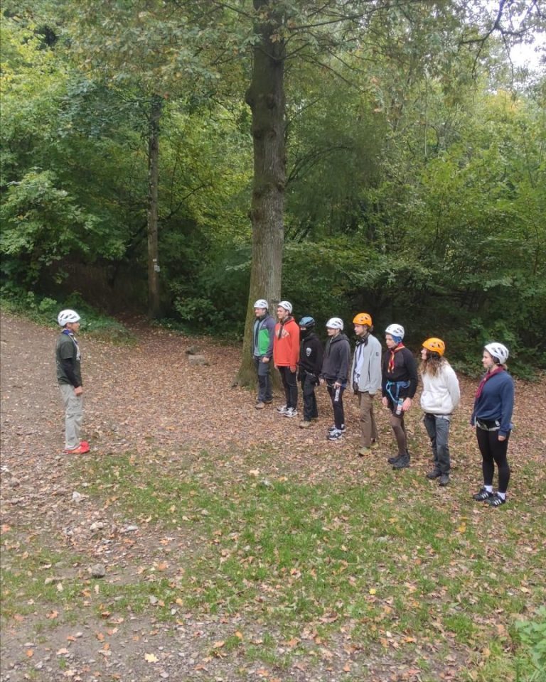 У жовтні відбувся вишкіл зі скелелазіння Пласту Бельгії