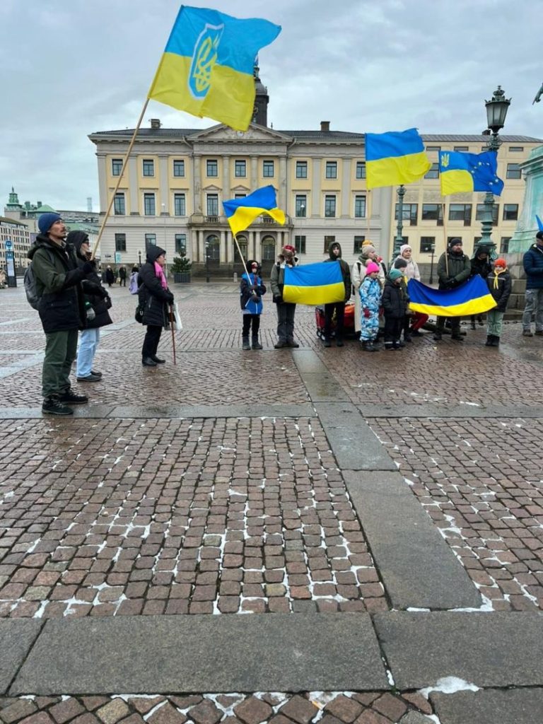 22 листопада 2025 пластуни Гетеборга взяли участь у віче, присвяченому пам’яті жертв голодоморів