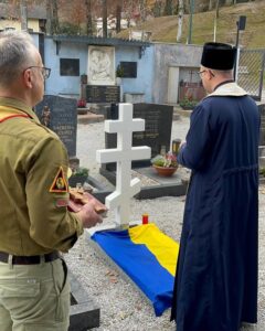 15-16 листопада 2025 пластуни Відня упорядкували могили героїв української армії