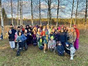 15 листопада 2025 пластова група в Латвії завітала до міста Баложі