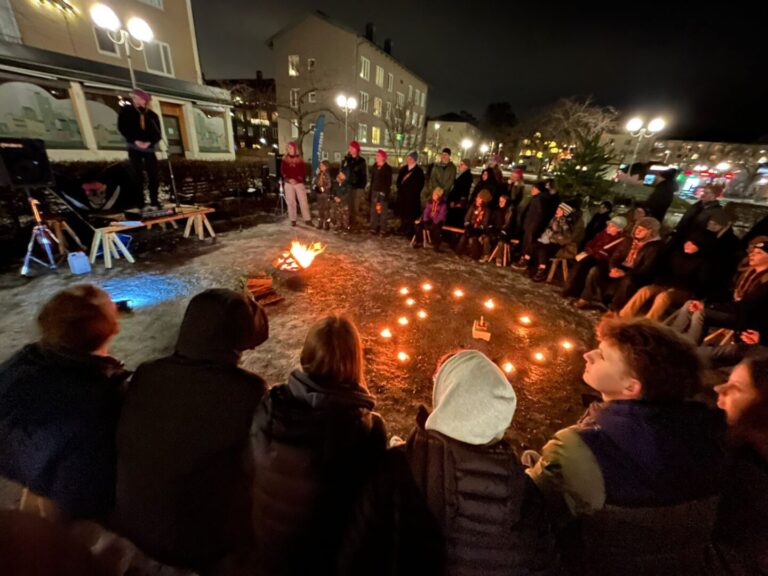 Українські Пластуни привітали друзів-скаутів Bagarmossen із прекрасним 70-річчям!