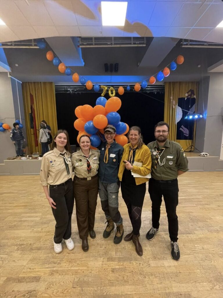 Українські Пластуни привітали друзів-скаутів Bagarmossen із прекрасним 70-річчям!