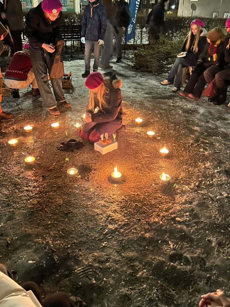 Українські Пластуни привітали друзів-скаутів Bagarmossen із прекрасним 70-річчям!