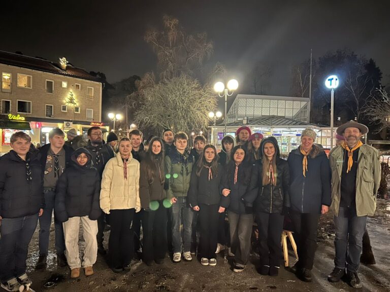 Українські Пластуни привітали друзів-скаутів Bagarmossen із прекрасним 70-річчям!