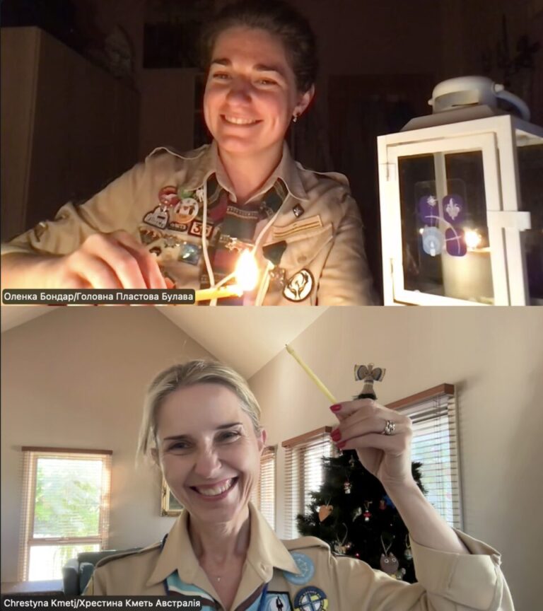 Пластуни передали Вифлеємський Вогонь Миру до Австралії