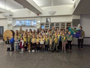 Пластове свято Миколая у станиці Калґарі